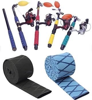 Amazon | ラバーグリップ 釣り ロッド グリップ 熱収縮チューブ